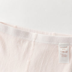 Dave&Bella Summer Kids Girls Cute Beige/Pink Lightweight Slim Footless Tights Leggings