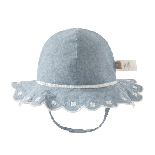 Dave&Bella Summer Toddler Girls Stylish Denim Blue Comfortable Breathable Cotton Hats