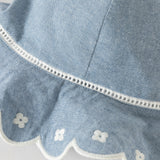 Dave&Bella Summer Toddler Girls Stylish Denim Blue Comfortable Breathable Cotton Hats