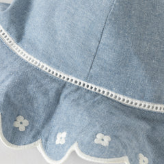 Dave&Bella Summer Toddler Girls Stylish Denim Blue Comfortable Breathable Cotton Hats