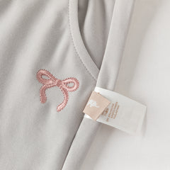 Dave&Bella Summer Toddler Girls Pink/Grey Slim Stretchable Comfortable Pants