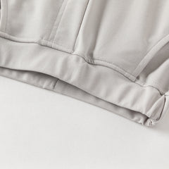 Dave&Bella Summer Toddler Girls Pink/Grey Slim Stretchable Comfortable Pants