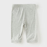 Dave&Bella Toddler Girls Summer Pink/Beige/Light Grey Lightweight Slim Leggings
