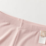 Dave&Bella Toddler Girls Summer Pink/Beige/Light Grey Lightweight Slim Leggings