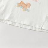 Dave&Bella Toddler Girls Summer Playful Print Pink/White Breathable Cotton T-shirts