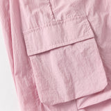 Dave&Bella Kids Girls/Boys Summer Pink/Grey Adjustable-waistband Wide Jogger Pants