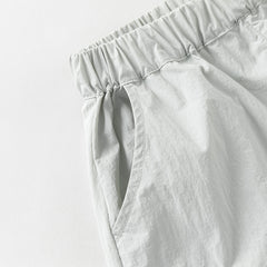 Dave&Bella Kids Girls/Boys Summer Pink/Grey Adjustable-waistband Wide Jogger Pants