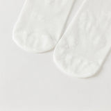 Dave&Bella Children Girls Summer White Breathable Thin Sweet Lace Mid-calf Socks