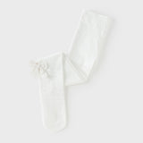 Dave&Bella Kids Girls Summer Elegant White Slim Stretchable Footed Tights