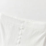 Dave&Bella Kids Girls Summer Soft Stretchy White Versatile Footless Slim Tights