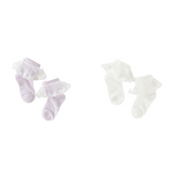 Dave&Bella Children Girls Summer Cute Breathable Short Socks[Pack of 2]