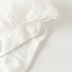 Dave&Bella Children Girls Summer Cute Breathable Short Socks[Pack of 2]