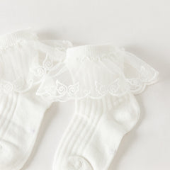 Dave&Bella Children Girls Summer Cute Breathable Short Socks[Pack of 2]