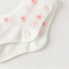 Dave&Bella Children Girls Summer Cute Breathable Short Socks[Pack of 2]