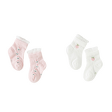 Dave&Bella Children Boys/Girls Summer Soft Lightweight Casual Short Socks[Pack of 2]