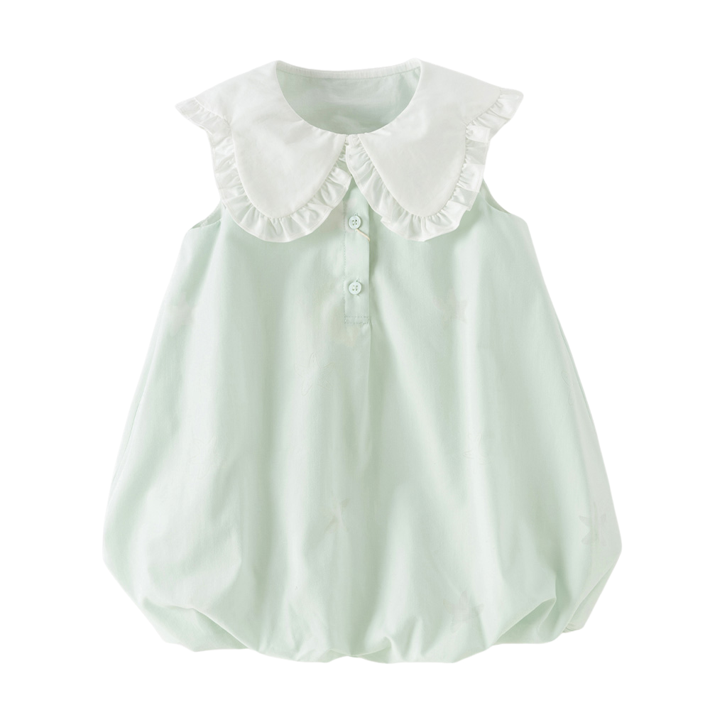 Dave&Bella Summer Toddler Girls Adorable Green Sleeveless Party Bubble Dress