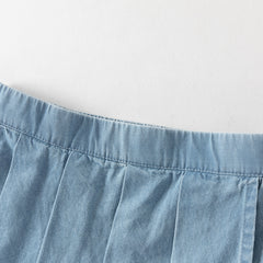 Dave&Bella Summer Toddler Girls Cotton Floral Print Casual Top Short Outfit Sets