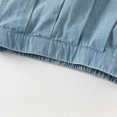 Dave&Bella Summer Toddler Girls Cotton Floral Print Casual Top Short Outfit Sets