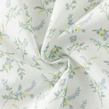 Dave&Bella Summer Toddler Girls Floral Print White Breathable Cotton A-line Slip Dress