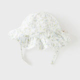 Dave&Bella Toddler Girls Summer Green Floral Print Breathable Cotton Comfortable Hats