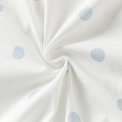 Dave&Bella Summer Toddler Girls Cute Blue Dots Strawberry Print Soft Cotton T-shirts