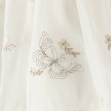 Dave&Bella Toddler Girls Summer Adorable Flutter Sleeve Butterfly Mesh Princess Dress