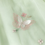 Dave&Bella Toddler Girls Summer Adorable Flutter Sleeve Butterfly Mesh Princess Dress