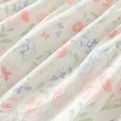 Dave&Bella Summer Toddler Casual Floral Print Comfortable Cotton Party Dress