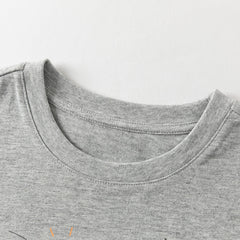 Dave&Bella Summer Toddler Boys Light Grey Sleeveless Car Print Breathable Tank Tops