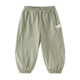 Dave&Bella Toddler Girls/Boys Summer Casual Pink/Green Loose Drawstring Pants