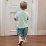 Dave&Bella Toddler Boys/Girls Summer Multi-color Animal Print Lightweight Cotton T-shirts