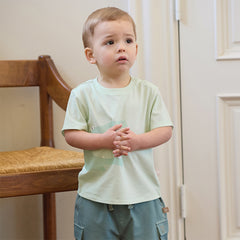 Dave&Bella Toddler Boys/Girls Summer Multi-color Animal Print Lightweight Cotton T-shirts