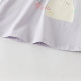 Dave&Bella Toddler Boys/Girls Summer Multi-color Animal Print Lightweight Cotton T-shirts