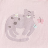 Dave&Bella Toddler Boys/Girls Summer Multi-color Animal Print Lightweight Cotton T-shirts