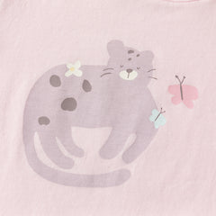 Dave&Bella Toddler Boys/Girls Summer Multi-color Animal Print Lightweight Cotton T-shirts