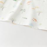 Dave&Bella Toddler Boys Summer Cute Animal Print White Short Sleeve College-style Polos