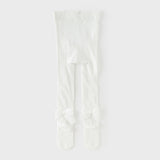 Dave&Bella Toddler Girls Summer Comfortable White Lightweight Footed Tights