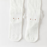 Dave&Bella Toddler Girls Summer Comfortable White Lightweight Footed Tights