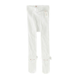 Dave&Bella Toddler Girls Summer Comfortable White Lightweight Footed Tights
