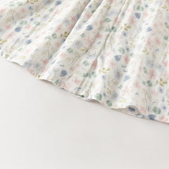 Dave&Bella Summer Toddler Girls Floral Print Short Sleeve Daily Top Shots Sets