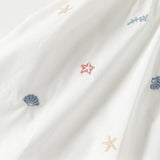 Dave&Bella Summer Toddler Girls White Elegant Soft Cotton Casual Outfit Sets