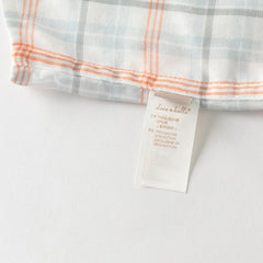 Dave&Bella Summer Toddler Boys Preppy Orange Red Plaid Bow Tie Formal Shirts