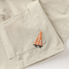 Dave&Bella Summer Kids Boys Comfortable Navy Blue/Khaki Straight-leg Wide Shorts