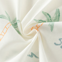 Dave&Bella Toddler Boys Summer Coconut Tree Print Shirt Short Holiday Outfit Sets