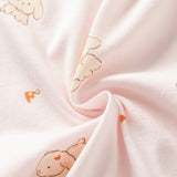 Dave&Bella Summer Toddler Girls Sweet Pink Print Short Sleeve Lightweight Cooling Pajamas