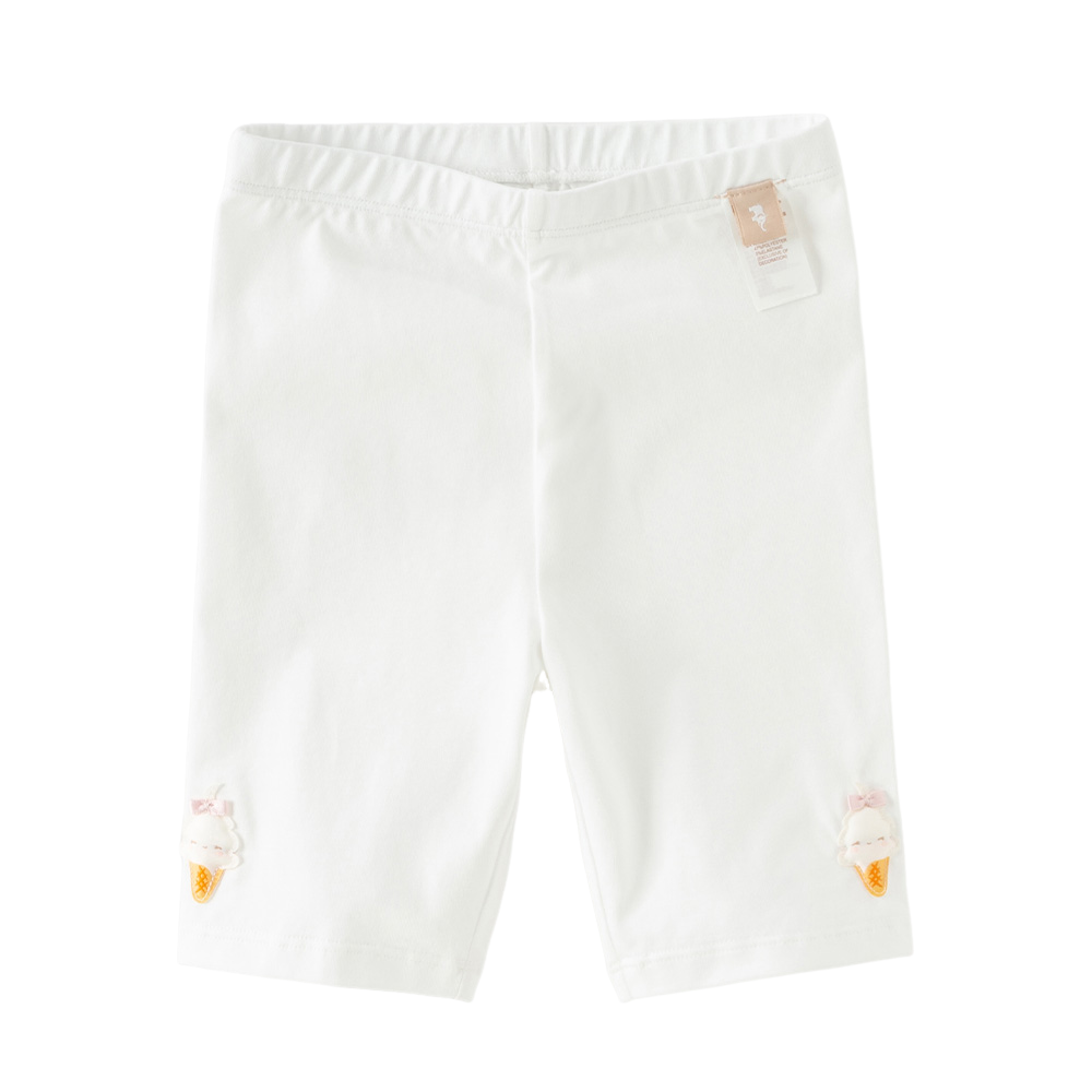 Dave&Bella Summer Toddler Girls Light Grey/Beige Lightweight Pants