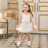 Dave&Bella Summer Toddler Girls Sweet Yellow/Red Sleeveless Stretchable Soft Tank Tops