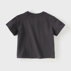 Dave&Bella Toddler Boys Summer Multi-color Cute Animal Print Breathable Cotton T-shirts