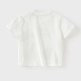 Dave&Bella Toddler Boys Summer Multi-color Cute Animal Print Breathable Cotton T-shirts