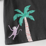 Dave&Bella Toddler Boys Summer Multi-color Cute Animal Print Breathable Cotton T-shirts